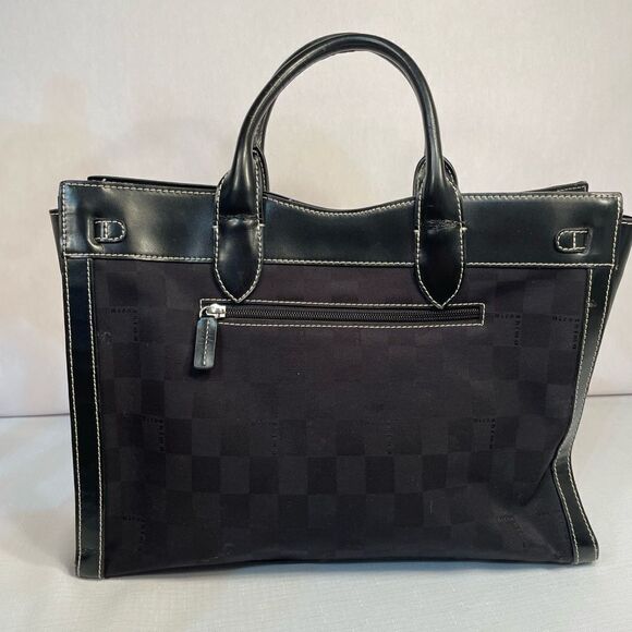 BLACK TOTE BAG by HIROSHIMA - PREVIOUSLY LOVED - Picture 2 of 11